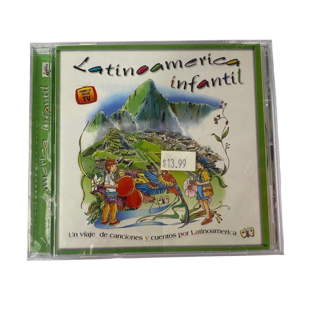Latinoamerica Infantil (CD 2001 Lideres)‎ Childrens Songs Stories Spanish Sealed